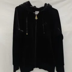 プーマ ツアーベルベット フード ジップアップ ブラック M(95)