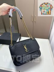 SAINT LAURENT レザー ホーボーバッグ（付属ポーチ付き） - メルカリ
