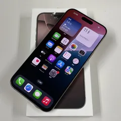 SIMフリー iPhone 16 Pro Max 512GB デザートチタニウム