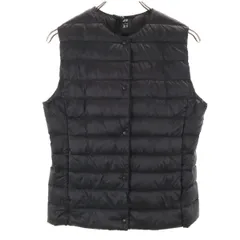 UNIQLO ユニクロ ウルトラライト ダウンベスト M ブラック 収納袋付き メンズ 古着