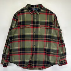古着 ポロバイラルフローレン Polo by Ralph Lauren 長袖シャツ 大きいサイズ エルボーパッチ チェック柄 WHIT FIELD 2XL マルチカラー メンズ