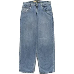 古着 00年代 リーバイス Levi's SILVER TAB シルバータブ BAGGY FIT バギーフィット テーパードデニムパンツ メンズw34相当/evb030834