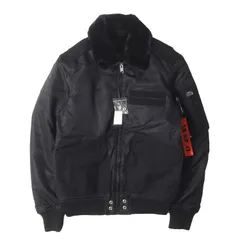 【美品】DIESEL ディーゼル ジャケット ブラック 黒 サイズ:M | フェイクファー付き ミリタリー フライト ボンバー ジャケット (W-Slotkin-A 00SIE1 0HATA) | アウター ブルゾン ジャンパー 上着【メンズ】【中古】