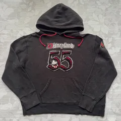 ディズニーランド 55周年記念 ミッキーマウス プルオーバーパーカー L 黒