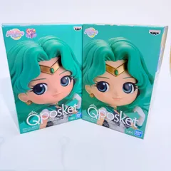 【コンプリセット】バンプレストの「Q posket」シリーズ　美少女戦士セーラームーンEternal スーパーセーラーネプチューン　フィギュア（A,Bバージョン合計２体）