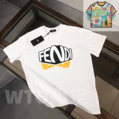 【WTO通販】FENDI  クルーネックTシャツ - 高品質コットンで快適な着心地 [本日特価|新品未使用品]-WTO輸入-IDA06