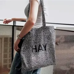 HAY トートバッグ　ドット　北欧