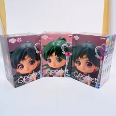 【コンプリセット】バンプレストの「Q posket」シリーズ　美少女戦士セーラームーンEternal スーパーセーラープルート（バージョンA＋B＋C）