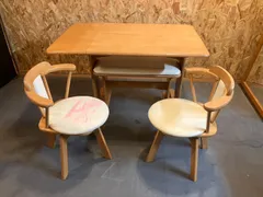 【中古】大阪引取限定　訳あり　ダイニングテーブルセット　椅子セット