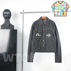 福神の男性用ダブルボード霧鯉刺繍横須賀ジャケット（ジーンズジャケット） -WTO輸入1