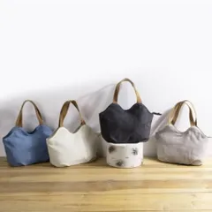 帆布 マザーズバッグ ミニトートバッグ キャンバス トートバッグ おしゃれ ウォッシャブル 2way 収納 手提げバッグ 仕切りバッグ かわい レ