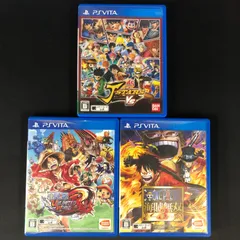 中古 PSVita ONE PIECE ワンピース ソフト 3本セット