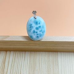天然無処理 ラリマー 天珠 47.8mm - メルカリ