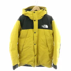 ザノースフェイス THE NORTH FACE マウンテンダウンジャケット MOUNTAIN DOWN JACKET ゴアテックス GORE-TEX マウンテンパーカー フーディー ロゴ M 黄色 イエロー ミネラルゴールド ND92237 /MP ■GY18