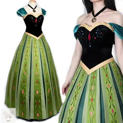 即購入⭕️ アナと雪の女王 アナ 戴冠式 豪華版 ドレス コスプレ 衣装 2025年最新】アナと雪の女王 アナ 戴冠式ドレスの人気アイテム - メルカリ