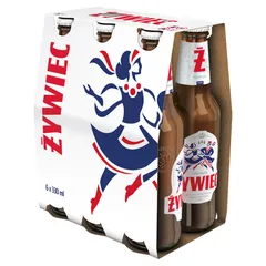 ジヴィエツ ラガー ビール 6本パック ポーランドビールのサムネイル