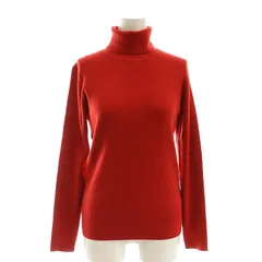 ロペピクニック ROPE Picnic 24AW ニット リブ タートルネック カットソー 長袖 38 赤 レッド /AT ■OS