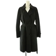 エムプルミエ M-Premier トレンチコート 中綿 ロング 38 ブラック /HK ■OS