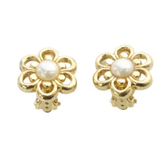 ニナリッチ NINA RICCI イヤリング フラワーモチーフ ゴールド色