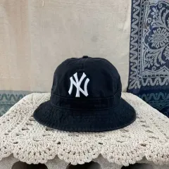 M L ニューエラ ニューヨーク・ヤンキース ビックロゴ バケットハット 帽子