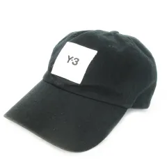 ヨウジヤマモト アディダス YOHJI YAMAMOTO adidas Y3 帽子 キャップ 野球帽 BBキャップ ロゴ OSFM 58cm 黒 ブラック HF2143 /AO10 ■GY35
