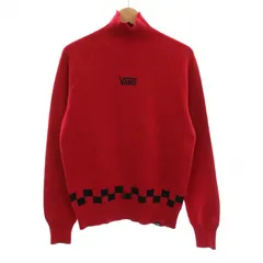 バンズ VANS セーター ニット 長袖 S 赤 VA18FW-GK04 /YMのサムネイル
