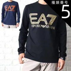 種類5:ブラック/2XL ロンT 長袖Tシャツ メンズ ネオン ブランドロゴ エンポリオ アルマーニ ユニセックス 2024年春夏 EA7 3DPT38 PJMUZ