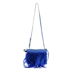 3.1 Phillip Lim スリーワンフィリップリム ファーデザイン ショルダークラッチバッグ  ブルー