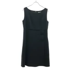 FOXEY NEWYORK  フォクシー ニューヨーク サイドボタンノースリーブドレスワンピース 33071-NS0FE239C ブラック 40