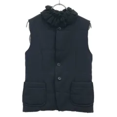 トリコ コムデギャルソン　シアー　ジョーゼット　ベスト　黒 楽天市場】トリコ コムデギャルソン（ベスト・ジレ｜トップス