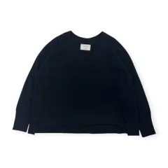 カシミヤ100% MARIED'OR マリードール Vネック ニット セーター /ブラック レディースのサムネイル