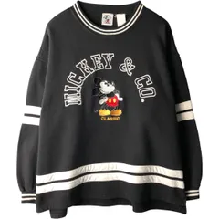 古着 90年代 Disney MICKEY MOUSE ミッキーマウス キャラクタースウェットシャツ トレーナー メンズXL相当 ヴィンテージ/eaa595231