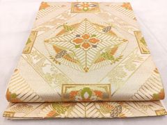 ◆本金箔 高級全通柄袋帯 草木染【金地繭 螺鈿】 ◇本金箔 高級全通柄袋帯 草木染【金地繭 螺鈿】 - メルカリ
