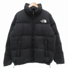 ザノースフェイス THE NORTH FACE Nuptse Jacket ヌプシジャケット ダウン ジップアップ ロゴ刺繍 ナイロン XL 黒 ブラック ND92234 /GV ■GY12のサムネイル