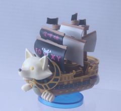 ワンピース ワールドコレクタブルフィギュア フォクシー海賊団船 箱有