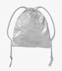 マックアンドチップス Metal velcro ジムサック (silver) ジムサックバッグ