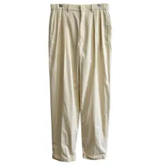 Polo Ralph Lauren ポロ ラルフローレン コットンパンツ ツータック ダブル クリーム色 アイボリー 32×34 No.L164