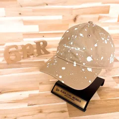 【ニューエラ】ホワイト ペンキ スプラッシュ キャップ 総柄 ベージュ×白ホワイト カジュアル 9THIRTY ペイント