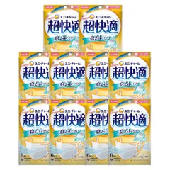 【10袋計60枚】ユニチャーム 超快適マスク 息ムレクリアタイプ 小さめ 6枚入のサムネイル