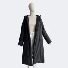 23区 ダウンコート 38 黒 シンプル 無地 ロング丈  レディース