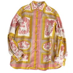Vintage エルメス HERMES シャツ ブラウス ロングスリーブ 長袖