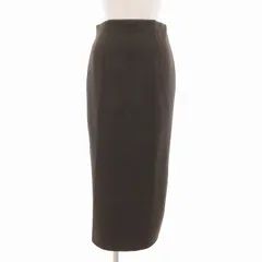 ラウンジドレス ガリャルダガランテ Loungedress GALLARDAGALANTE ポンチZIPタイトスカート マキシ ロング ストレッチ XS カーキ系 /UO