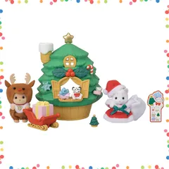 【在庫セール】Families Sylvanian エポック社 ドールハウス おもちゃ 3歳以上 STマーク認証 セ-214 EPOCH 】 赤ちゃんサンタのクリスマスツリーハウス 【 シーズナル シルバニアファミリー