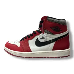 未使用 NIKE Air Jordan 1 High OG Lost & Found/Chicago エアジョーダン1 ハイ OG ロスト & ファウンド ナイキ DZ5485-612 レッド 25.5cm （99971A）