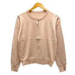 ビス ViS アンサンブルニット クルーネック カットソー ビジュー装飾 半袖 L ピンク