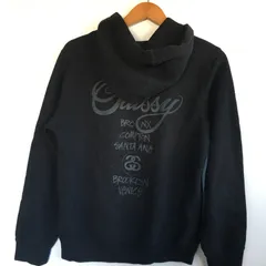 ステューシー ワールドツアー プルオーバーパーカー  2972202511120019 メンズ S ブラック