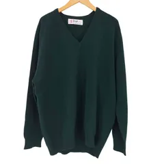 プリングル Pringle 90s スコットランド製 ウール 無地 L/S ニット セーター メンズ JPN：48 のサムネイル