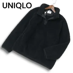 【新品 未使用】 UNIQLO × WHITE MOUNTAINEERING ユニクロ 秋冬 フリース オーバーサイズ プルオーバー Sz.L メンズ 黒