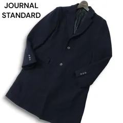 JOURNAL STANDARD ジャーナルスタンダード 秋冬 MANTECO イタリア生地★ ウール チェスター コート Sz.M　メンズ ネイビー