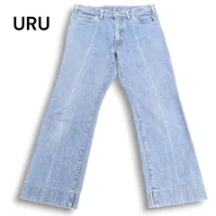URU ウル 19SUP11A 【DENIM PANTS(TYPE A)】 ヴィンテージ加工 デニム パンツ ジーンズ Sz.1　メンズ 日本製のサムネイル